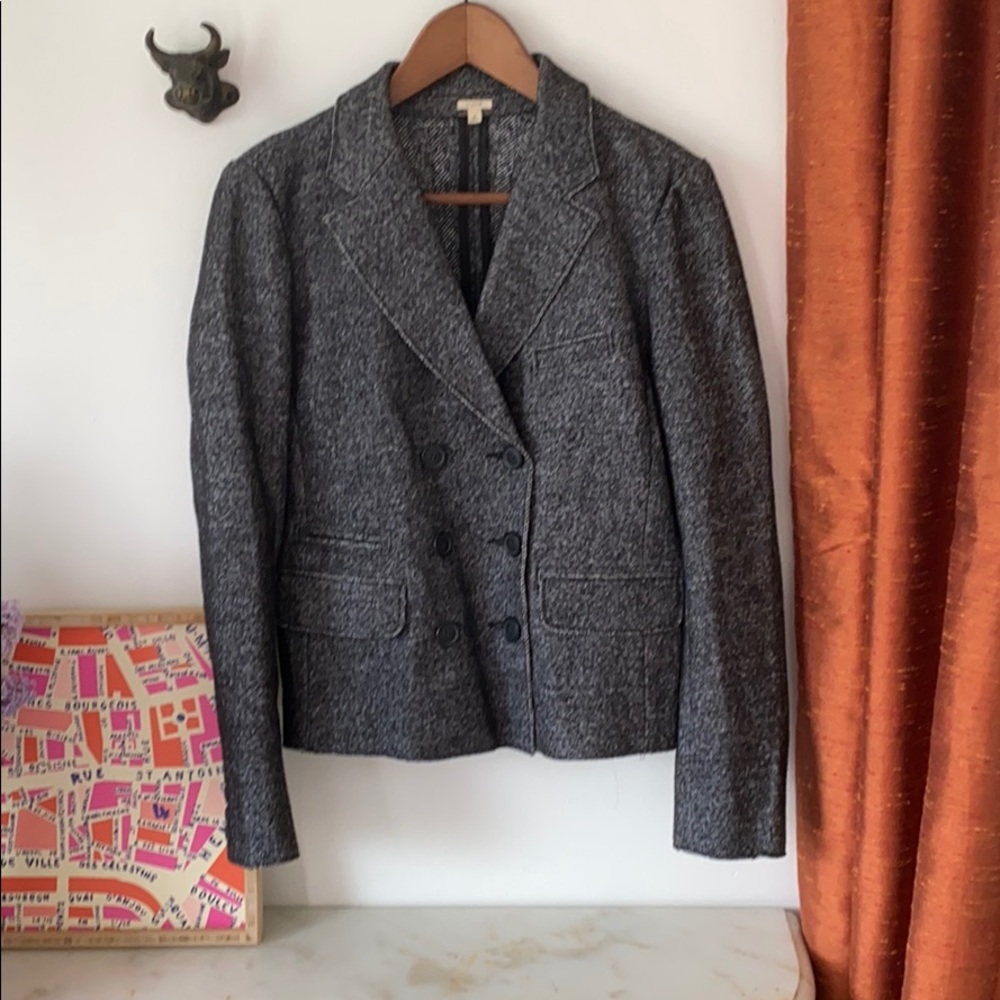 J crew unlined winter blazer, size 6
